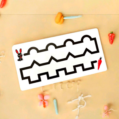 Thẻ Kích Thích Thị Giác Theo Phương Pháp Montessori - Theo Tớ Nào! - Dành cho trẻ 0-3 tuổi