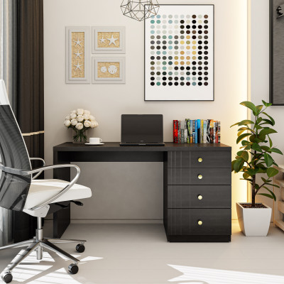 [Happy Home Furniture] JOVIE, Bàn làm việc 4 ngăn kéo, 140cm x 59cm x 75cm ( DxRxC), BAN_083