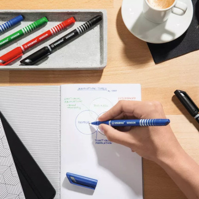 Bộ 2 Bút kim STABILO SENSOR F 0.3mm (SENF-BU2)