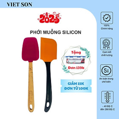 Bộ Phới Silicon VIETSON Làm Bánh, Dụng Cụ Bếp Đa Năng