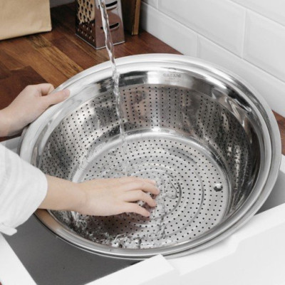 Chậu Inox Casani Mega Bowl 40cm, Italia hàng chính hãng