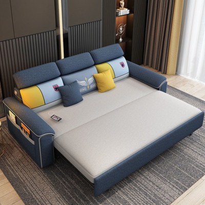 Sofa giường đa năng hộc kéo đầu bật cao cấp HGK-28 ngăn chứa đồ tiện dụng Tundo KT 2m1