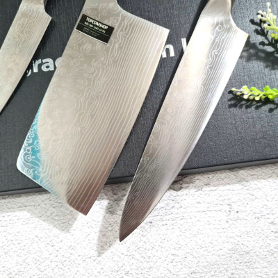 BỘ 3  DAO NHẬT - DAO BẾP SASHIMI, USUBA MÃ DT2