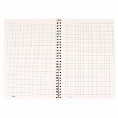 Vở lò xo kép Caro B5 bìa nhựa Klong- 120 trang; MS: 575 - Hồng