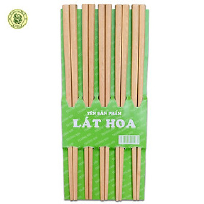 ĐŨA GỖ - DỤNG CỤ NHÀ BẾP - ĐŨA GỖ LÁT HOA - HÀNG VIỆT NAM CHẤT LƯỢNG CAO (01 BỘ 10 ĐÔI)