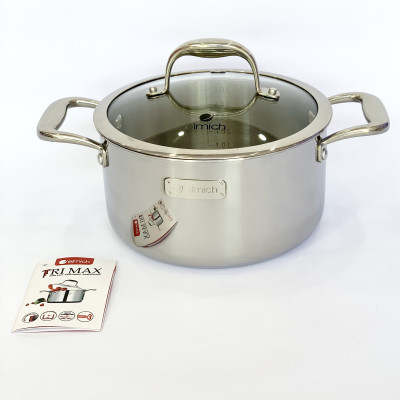 NỒI INOX 3 LỚP CAO CẤP ĐÁY LIỀN TRI-MAX XS 28cm