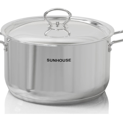 Bộ Nồi Inox 304 5 Đáy Sunhouse SHG503 - Hàng chính hãng (Chỉ giao HCM) 