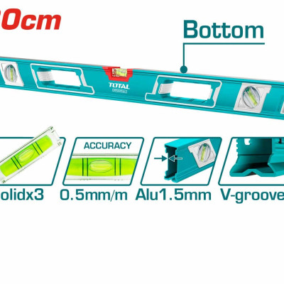THƯỚC THỦY SIZE 30CM-200CM TOTAL  - HÀNG CHÍNH HÃNG