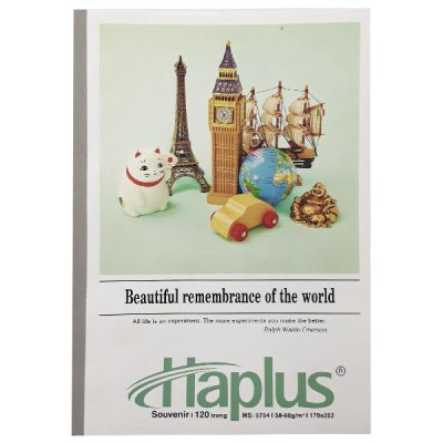 Vở Haplus Souvenir Kẻ Ngang 120 Trang 5754 (Mẫu Bao Bì Là Ngẫu Nhiên)