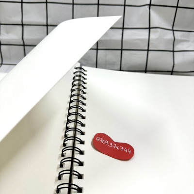 Sổ Vẽ Lò Xo Đa Năng Cao Cấp 20 Tờ Size A4-A5 Định Lượng Giấy 200GMS Và 300GMS Bìa Nhựa Chống Thấm Nước ROMACE TAKEYO, Sổ Vẽ Chuyên Dùng Cho Màu Nước