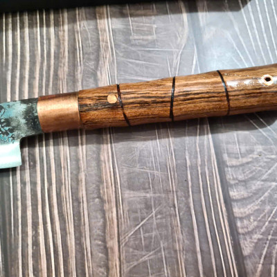 DAO BẾP NHÍP PHÚC SEN  SASHIMI MẶT HOA VĂN MÃ HB1 N4