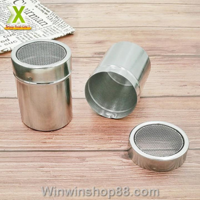Lọ rắc bột ca cao, matcha chất liệu inox - Winz.vn