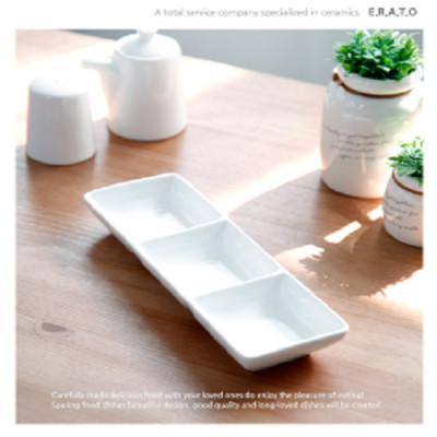 Khay nước chấm Kanghoa 3 ngăn 9" - Erato - Hàng nhập khẩu Hàn Quốc