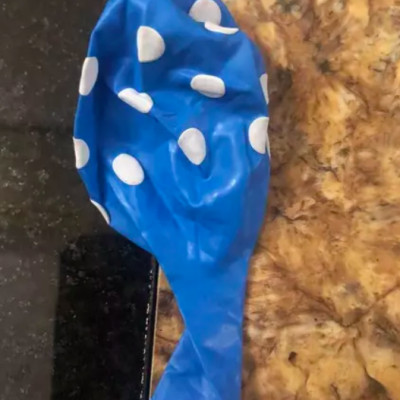 Bịch 100 quả bóng bay cao su chấm bi size 35cm (2.8gr)