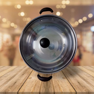 Nồi Lẩu Inox 28cm - Xoong Lẩu Inox Dùng Cho Mọi Loại Bếp Đế Mỏng