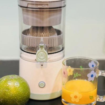 Máy Ép Trái Cây Kiêm Máy Vắt Cam , Máy Ép Chậm Đa Năng Sử Dụng Sạc USB