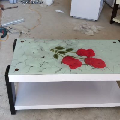 Bàn trà sofa in họa tiết 3D Juno Sofa (nhiều màu)