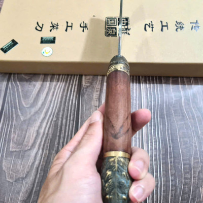 DAO BẾP - DAO THÁI CẮT HOA VĂN KHÂU ĐỒNG MÃ  A2 DT159 NT topcomshop vn