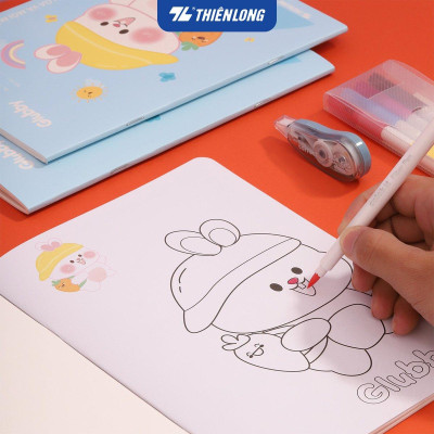 Combo 5 Tập học sinh 48 trang 5 ô ly vuông 2.5mm chấm kẻ 2/3 100gsm NB-116 Thiên Long - Mẫu ngẫu nhiên