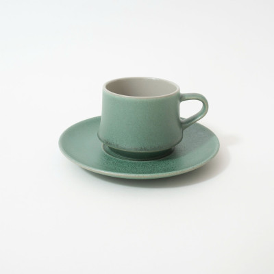 Ly đĩa sứ ORIGAMI Flare Coffee Cup Saucer 200ml