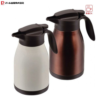Bình nước giữ nhiệt Pearl Metal Table Pot 1500ml - Màu trắng - Hàng nội địa Nhật Bản nhập khẩu chính hãng