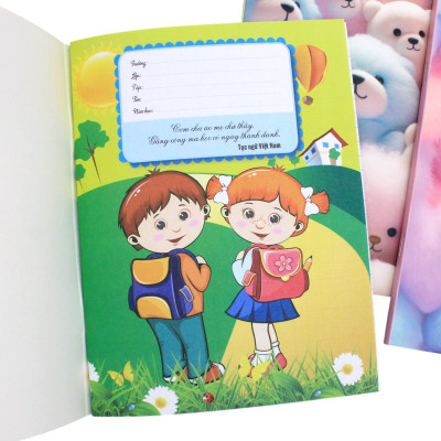 Tập Học Sinh Fluffy Pastel - 4 Ôly - 96 Trang 120gsm - The Sun (Mẫu Bìa Giao Ngẫu Nhiên)