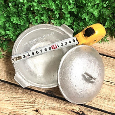 Nồi Gang Đúc Kho Thịt Cá S2 - 15 cm. Đúc thủ công nguyên khối bằng khuôn cát, đậm chất XƯA. Chuyên phục vụ Sp Gia dụng,