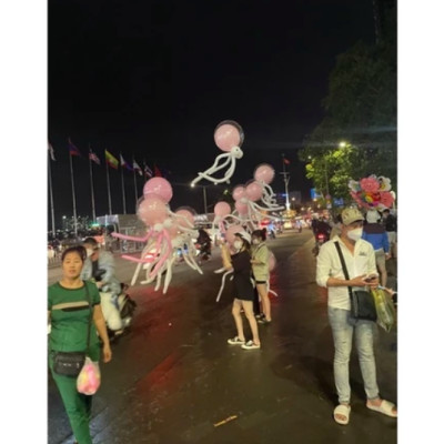 Bóng bay con lợn hot và các con vật khác với đầy đủ chi tiết - Trang trí sinh nhật, sự kiện.