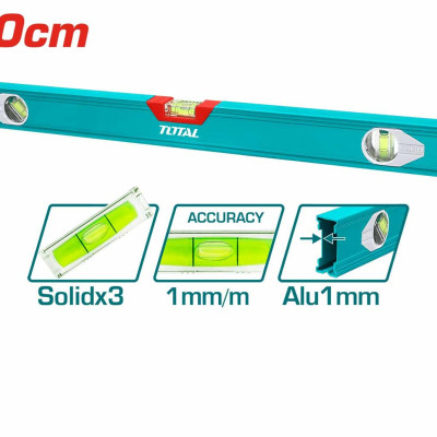 THƯỚC THỦY 40-80-100CM TOTAL TMT24016, TMT28016, TMT210016 - HÀNG CHÍNH HÃNG