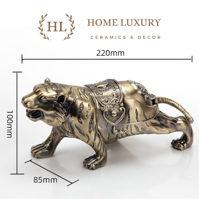 GẠT TÀN HỔ 2022 | GẠT TÀN THUỐC HÌNH HỔ HỢP KIM ĐỒNG | Gạt tàn con Hổ hoạ tiết hoa văn cổ hợp kim cao cấp