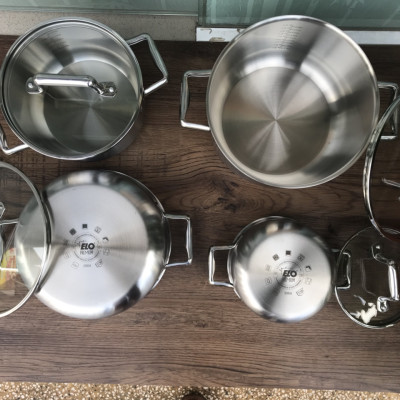 Bộ Nồi Inox 4 Chiếc Elo Multilayer Đáy 3 Lớp