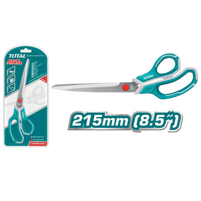 Kéo cắt đa dụng cầm tay 215mm - 275mm TOTAL - nhiều kích thước, chất liệu thép chuyên dụng, không gỉ, tay cầm nhựa chắc chắn