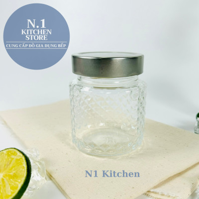 Hũ thủy tinh nắp vặn Delivery 300 - Bormioli Rocco Ý - Hàng chính hãng