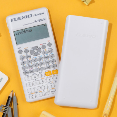 Máy Tính Khoa Học Flexio - Thiên Long Fx799VN - Màu Trắng 2