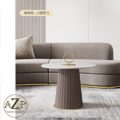 Bàn Sofa Mặt Đá Nhóm Cao Cấp Dòng Đương Đại AZP-966 Xu Hướng Mới Nhất 