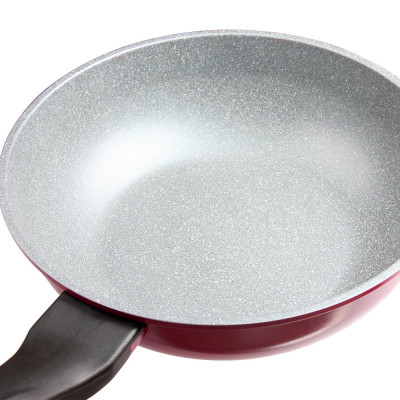 Tặng cặp nhấc nồi- Combo 2 món, nồi chống dính Kimscook  20cm và Chảo đúc Ecoramic sâu lòng 28 cm đỏ chính hãng Hàn Quốc