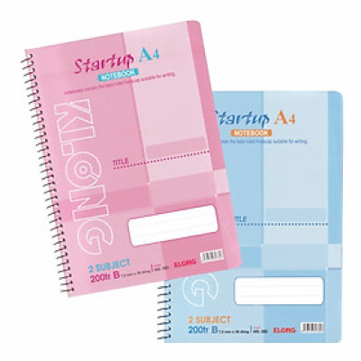 Sổ lò xo đơn KLONG A4 200 Trang; MS: 380