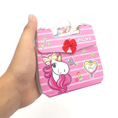 Sổ Lò Xo Có Nút Bấm Unicorn 1257 - Màu Hồng