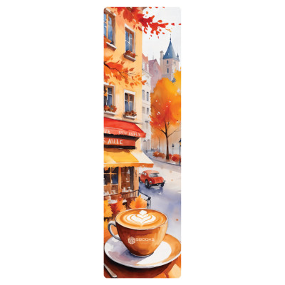 5 Cái Bookmark Kẹp Sách, Dấu Trang Hoạ Tiết Phong Cảnh Quán Cafe 4 Mùa - SBOOKS