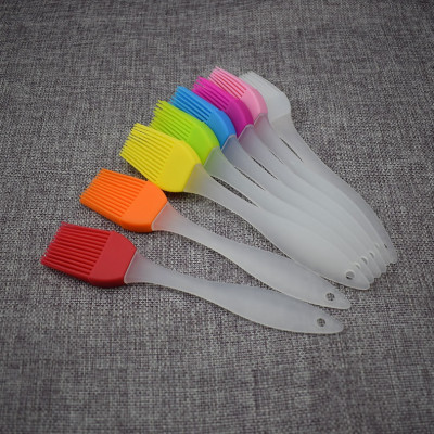 Cây Cọ Silicon Cán Trong Quét Dầu, Bơ, Kem Trang Trí Bánh - Chính Hãng (Giao màu ngẫu nhiên)