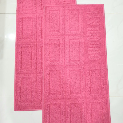 Bộ 02 Thảm bếp cao cấp chống trượt CONDOR JAPAN 0.45X0.9m và 0.45X0.9m Nhập khẩu từ Nhật-HỒNG HỌA TIẾT 3D NỔI ẤN TƯỢNG