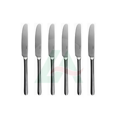 Bộ 6c Dao Ăn 106152 - Inox 304 Stainless Steel 18/10 Đồ dùng bàn tiệc nhà hàng khách sạn cao cấp (Set of 6pcs Table Knife SS18/10)