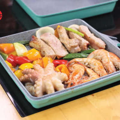 Chảo vuông E Window - Hàn Quốc (chưa bao gồm cán)