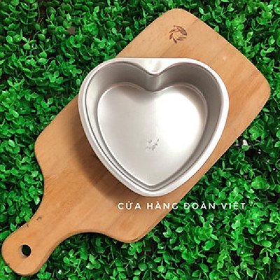 Khuôn Bánh Nhôm Đúc C.Lượng - Hình Trái Tim 20 cm. Chuyên phục vụ Sp Gia dụng, Khuôn làm bánh, Dụng cụ học Sinh, Nhà hàn