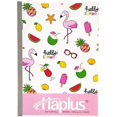 Vở Haplus Fruit Kẻ Ngang 120 Trang 5662 (Mẫu Bao Bì Là Ngẫu Nhiên)