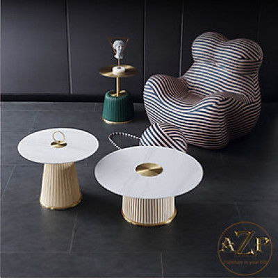Bàn Sofa Mặt Đá Nhóm Cao Cấp Dòng Đương Đại AZP-966 Hàng NK 100%