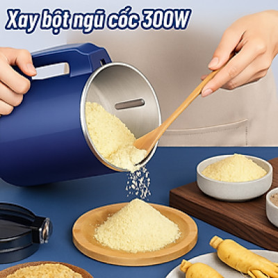 SIÊU KHỎE – Máy Xay Hạt Khô 300W Mẫu Mới, Nghiền Mịn Ngũ Cốc Cho Cả Gia Đình