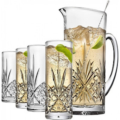  Bộ bình cốc 6 món Godinger Dublin Barware Hàng chính hãng