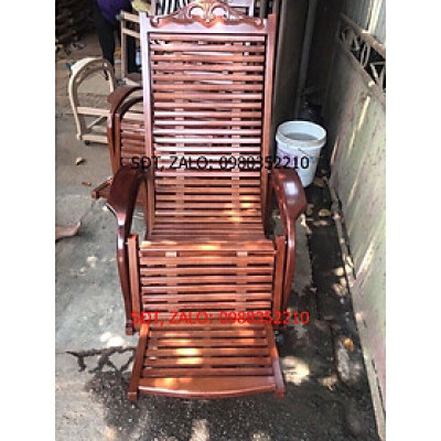 Ghế lười gỗ tự nhiên đồ gỗ tuấn long