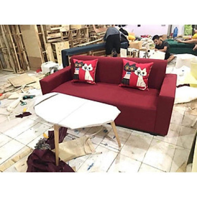 Ghế sofa kèm hai đôn hai gối